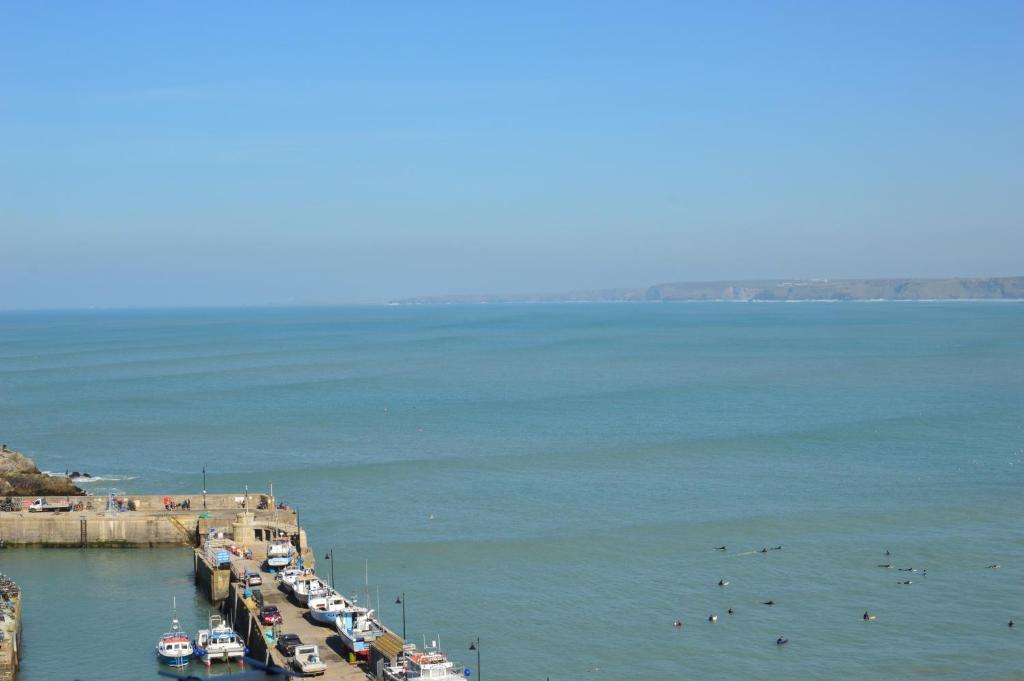 Bed and Breakfast Cliff House New Quay Exterior foto