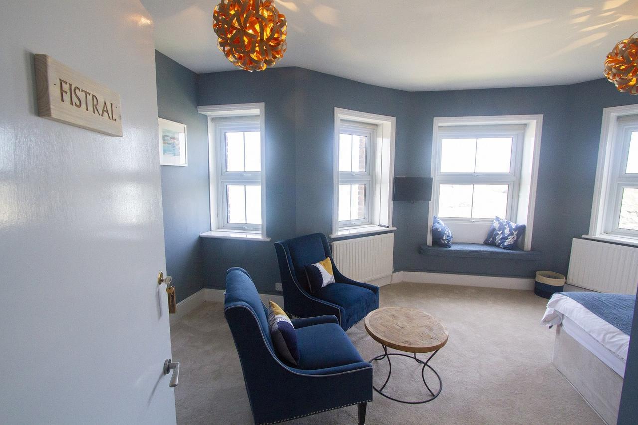 Bed and Breakfast Cliff House New Quay Exterior foto