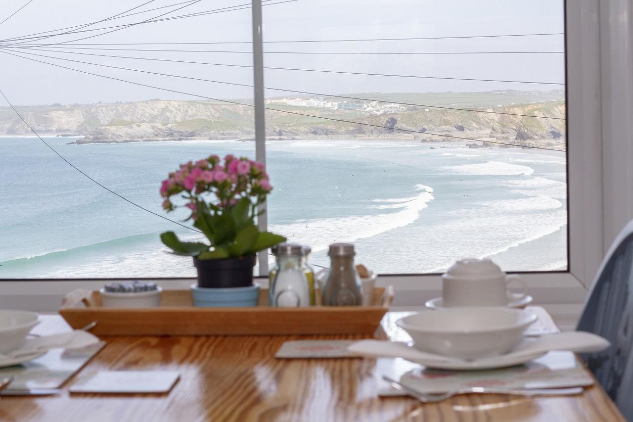 Bed and Breakfast Cliff House New Quay Exterior foto